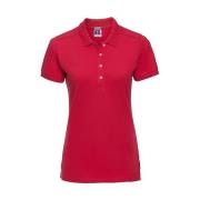 Russell Athletic Dames stretch slim poloshirt