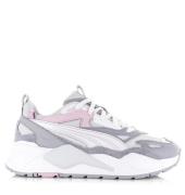 Puma rs-x efekt lux wns | gray fog/whi lage sneakers dames