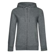 B and C Dames queen hoodie met rits