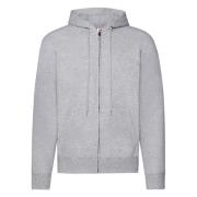 Fruit of the Loom Heren classic heather hooded jacket