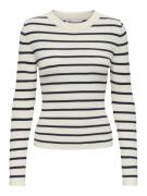 Only onllouisa l/s pullover knt nca 15344579 birch stripes