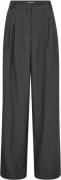 Co'Couture Liane cc pleat ll pant dark grey