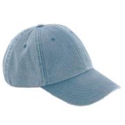 Beechfield Unisex laag profiel vintage denim-look cap