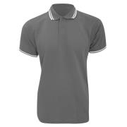 Kustom Kit Heren getipt piqué poloshirt met korte mouwen