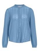 Vila 14082977 vichikka lace l/s shirt- noos