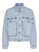 Vero Moda vmsilka l/s dnm shacket yo367 10323236 light blue denim