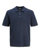 Jack & Jones Jjeemil knit relaxed polo ss sn navy