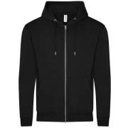 Awdis Unisex organic zip hoodie voor volwassenen