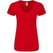 Fruit of the Loom Dames iconic 150 v hals t-shirt