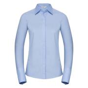 Russell Athletic Dames ultimate stretch slim shirt met lange mouwen