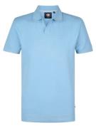 Petrol Industries Heren polo- m-1050-kwc213 5187 pale blue