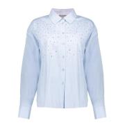 Geisha blouse rhinestone 53120-47 625 blue