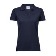 Tee Jays Dames luxe stretch v hals poloshirt