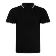 Awdis Heren gestipt stretch poloshirt