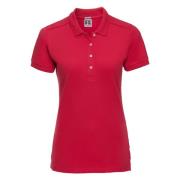 Russell Athletic Dames stretch fitted poloshirt