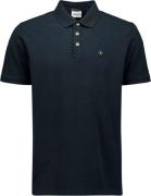 No Excess Polo pique garment dyed night