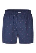 Happy Shorts Wijde boxershort heren met kleine rode hartjes