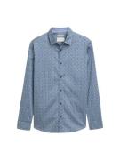 Tom Tailor Fitted printed stretch shirt dessin