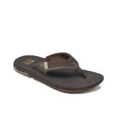 Reef Fanning low brown teenslippers