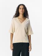 Object Objthess 2/4 lo v-neck knit top noo