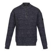 Regatta Heren solomon marl gebreid sweatshirt met ritssluiting