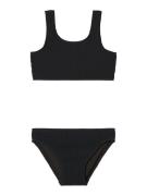 Name It Meisjes bikini set nkfziba gestreept met kliksluiting