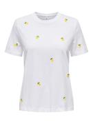 Only onlketty life s/s o-neck top jrs no 15288473 lemon