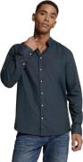 No Excess Shirt granddad solid with linen night