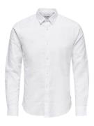 Only & Sons Onscaiden life ls solid linen shirt