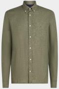 Tommy Hilfiger Casual hemd lange mouw pigment dyed li solid rf shirt m...