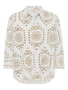 Jacqueline de Yong Jdyemma 3/4 embroidery shirt wvn ex