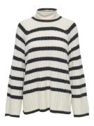 Jacqueline de Yong Jdymiley ls long stripe pullov knt ecru dessin