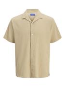 Jack & Jones Jorluke crinkle shirt ss jnr licht