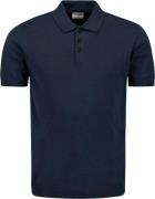 No Excess Pullover short sleeve polo button s deep blue