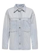 Only Onlemmie ls striped dnm shirt tai dessin
