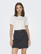 Jacqueline de Yong Jdyselma s/s crochet pocket top jrs
