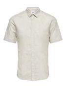 Only & Sons Onscaiden ss linen shirt re