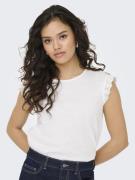 Jacqueline de Yong Jdysalva life s/l crochet top jrs n