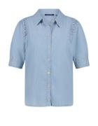 Summum Denim blouse light cotton 2s3274-5159