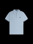 Fred Perry Crepe pique zip neck shirt
