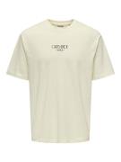 Only & Sons Onsluis palm rlx ss tee cs