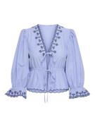 Jacqueline de Yong Jdy savannah ls emb tie top dessin