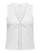 Jacqueline de Yong Jdytikka sl tie vest off-white