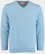 Bos Bright Blue Pullover cotton regular fit licht 518100cct-13/625