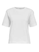Selected Femme slfessential ss boxy tee noos 16087919 bright white