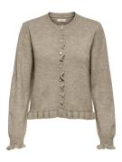 Jacqueline de Yong Jdyletty ls on frill cardigan knt noos licht