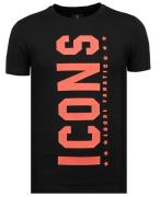 Local Fanatic Icons vertical t-shirt