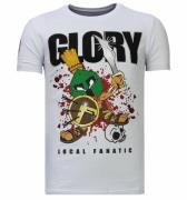 Local Fanatic Glory martial rhinestone t-shirt