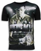 Local Fanatic Rocky heavyweight digital rhinestone t-shirt
