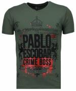 Local Fanatic Pablo escobar boss rhinestone t-shirt